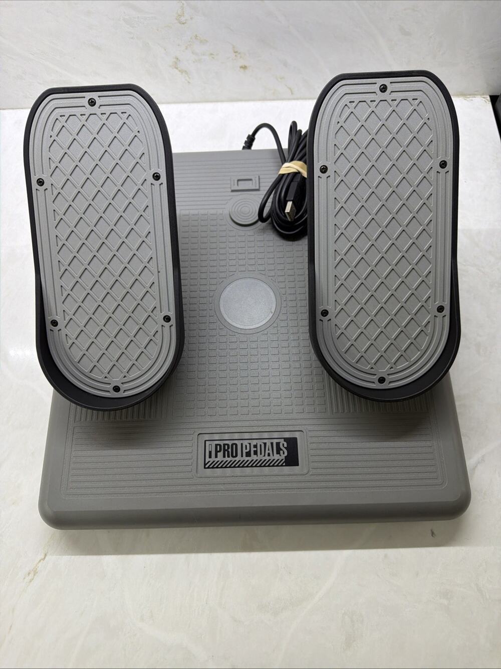 CH Products Pro Pedals Gray USB Flight Rudder Simulator Gaming Controller TESTED